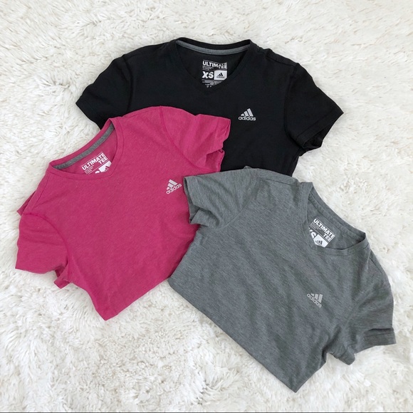 SOLD Adidas Ultimate Tee 3 Piece Bundle Size XS - Picture 4 of 7